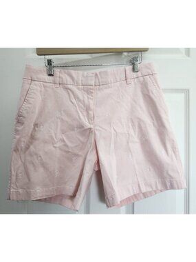 Charlie Paige NWT Pink Chino Shorts Palm Trees M